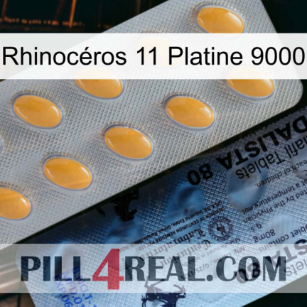 Rhinocéros 11 Platine 9000 44